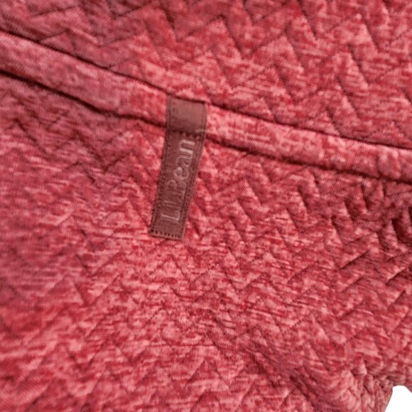 L.L. Bean Quilted Jacket | 1X Plus | Lightweight Maroon Layer - Picture 12 of 13